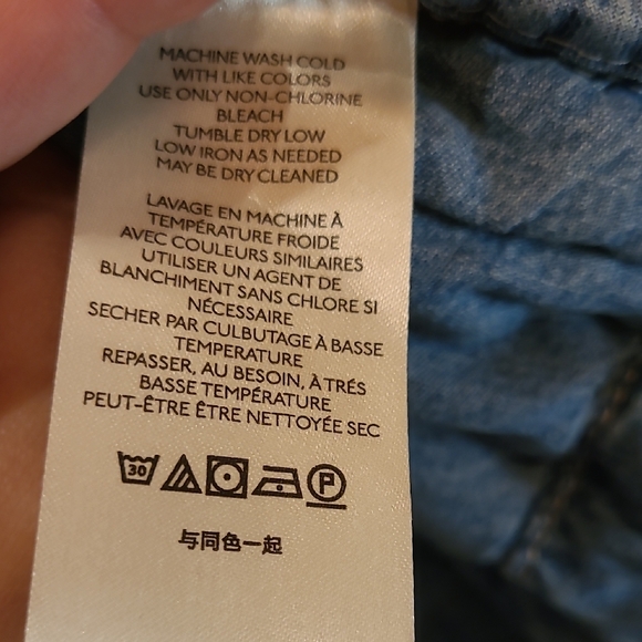 Free People Denim Blue  Quilted Jacket - Picture 6 of 9